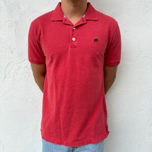 Men's Red Banana Republic Short Sleeve Polo Shirt Size Large